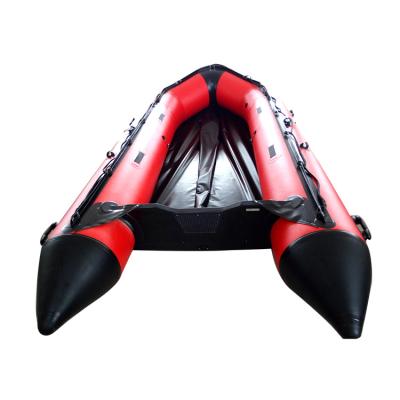 China Family Entertainment 460cm Electric Inflatable Sailing Boat Rigid Inflatable Boat With Aluminum Floor for sale