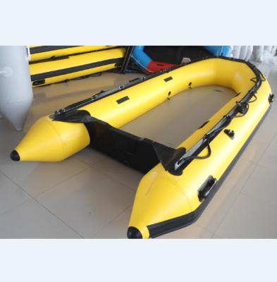 China Fishing Inflatable FZD Rubber Dinghy Cheap Price PVC Inflatable Rubber Dinghy With Air Mat Floor for sale