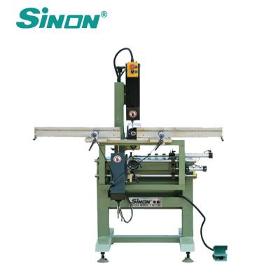 China Mill water slot and trim holes uPVC/PVC profile automatic water splitting air-pressured milling machine for uPVC/PVC window and door for sale