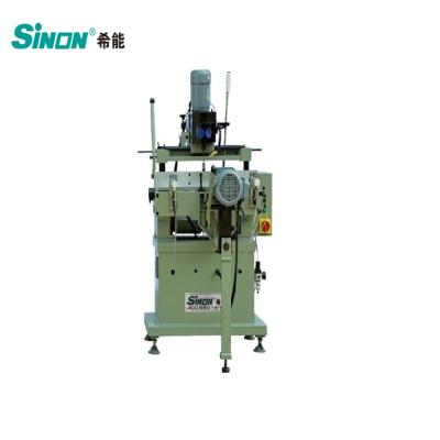 China Aluminum PVC Window Profile Foil And UPVC Window Door Production Line Keyhole Drilling Machine for sale