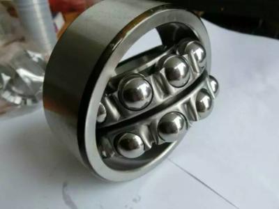 China Long Working Life Self Aligning Ball Bearings With Chrome Steel and Double Row for sale