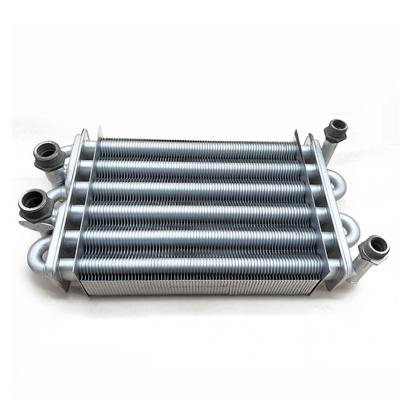 China Outdoor Manufacturer Double Pipe Stainless Steel-Copper Heat Exchanger, Gas Water Heater Spare Parts for sale