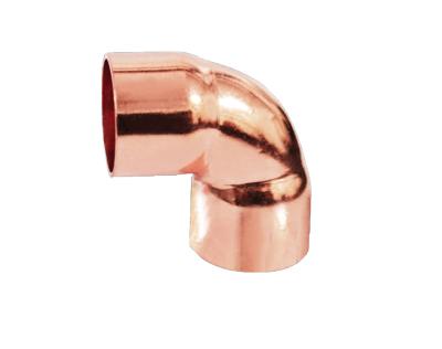 China Air Condition or Refrigerator Copper 90 Degree Elbow Copper Pipe Connection Head Elbow Fitting Copper Pipe Fitting for sale