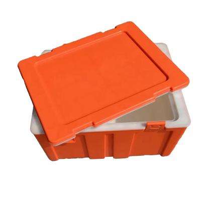 China Waterproof Factory Direct Supply Insulated Ice Cooler Chest Molded Ice Cooler Box for sale