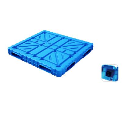 China Durable / Reusable Plastic Pallet Containers 1100*1100*150mm Export Plastic Pallets for sale