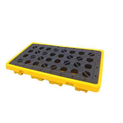 China High Quality Eco-friendly 4 Pallet Drum Oil Storage Secondary Spill Safe Pallet Retainer Retainers for sale