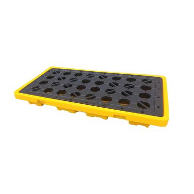 China Eco - Friendly Plastic Spill Drum Containment Pallets Poly Spill Drum Pallet 2 Spill Drum Paddles for sale