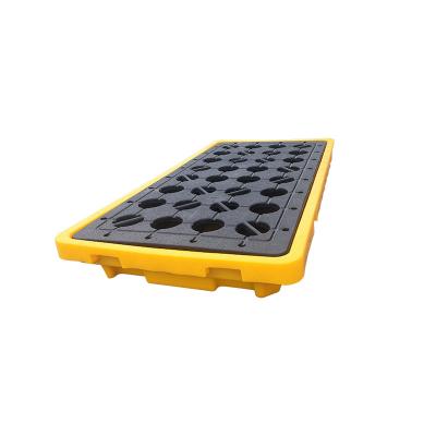 China Environmentally Friendly Chemical Products 2 Control Spill Pallet Drum Industrial Oil Spill Pallet for sale