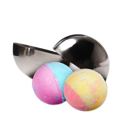 China interior & outdoor decoration.church Bath Bomb Sets Stainless Steel Bath Bomb Molds,Hollow Hemisphere Biscuit Mold,63mm for sale