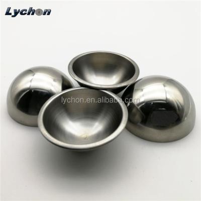 China Perfect Aluminum Semisphere Gifts DIY Gifts 45mm 55mm 65mm 75mm 85mm Stainless Steel Metal Bath Bomb Mold for sale