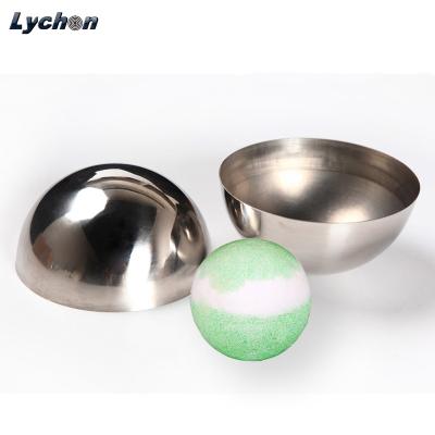 China Molds Europe Grade Safe Bath Salt Ball 304 Stainless Steel Bath Bomb Molds for sale