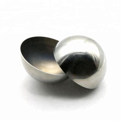 China Semisphere Spheres Bath Bomb Hollow 75mm Steel Mold 55mm 65mm for sale