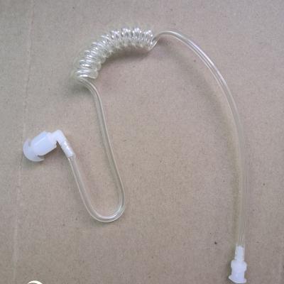 China Clear Ear Hook Monitoring Coil Acoustic Tube for Nylon Wrap Threading Walkie Woogie Earpiece Security Headset and Two Way Radio for sale