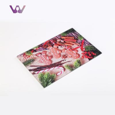 China Economical and Durable Tempered Glass Chopper / Sustainable Cutting Plates for sale