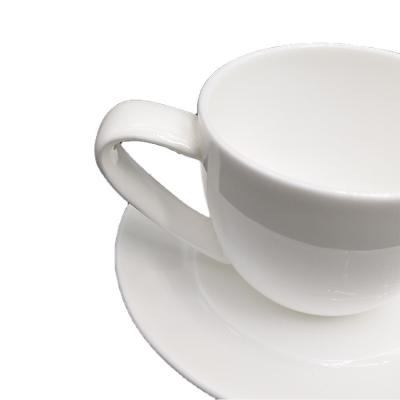 China Mini Espresso Ceramic Coffee Cup and Saucer Viable Custom Size for sale