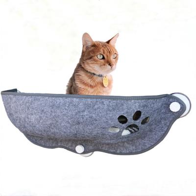 China MewooFun Breathable Cat Beds Hammock Cradle Environmental Wall Mounted Cat Hammock Cat Bed Window for sale