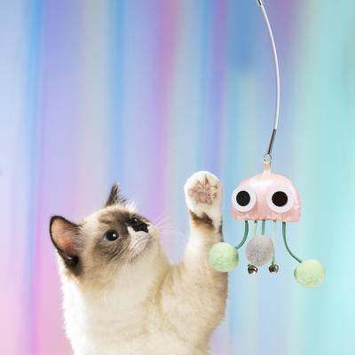 China New Design Cat Plush Toy Interactive Cat Toy Stick From MewooFun 2021 Viable for sale