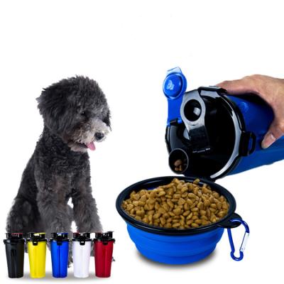 China MewooFun Pet Travel Water Bottle Bowl Viable Dog Cat Portable Drinking Water and Food Bottl for sale