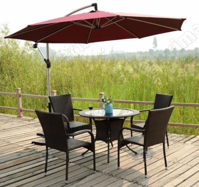 China Modern Prefab Outdoor Outdoor Dining Tables Table and Chair Set for sale