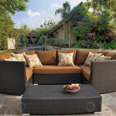 China Leisure Style Patio Sofa Set Outdoor Furniture L Shape Outdoor Sofa Outdoor Sectional Sofa for sale