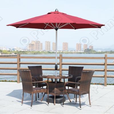 China Contemporary 3m Wooden Post Umbrella 3m Outdoor Market GA Patio Furniture Umbrella Rectangle Outdoor Patio Umbrella for sale