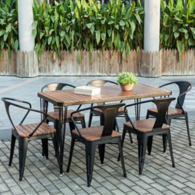 China Modern outdoor dining table and chair set plastic portable folding table and chairs for events for sale