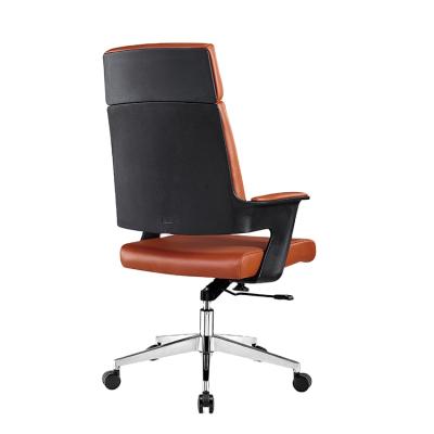 China (Height)Adjustable Furniture Office Furniture Commercial Office Chair Leather Chair for sale