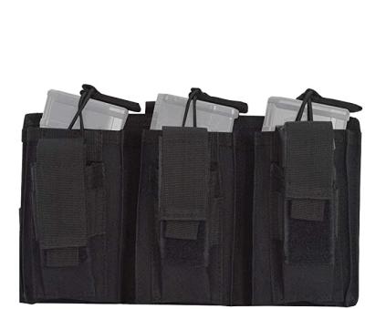 China Comfortable Molle Triple Mag Pouch 5.56mm Open Top Magazine Pouch For M4 M16 AR-15 for sale