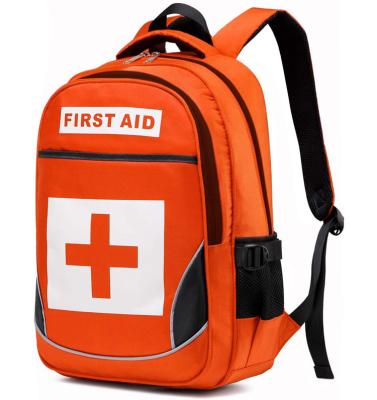 China Durable Medical Bag First Aid Bag Emergency Backpack Multi-pocket Waterproof Medical Backpack for sale