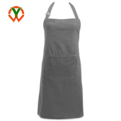 China Adjustable Chef Kitchen Apron Custom Made Cotton Fashion Goods Long With Pockets And Extra Long Ties for sale