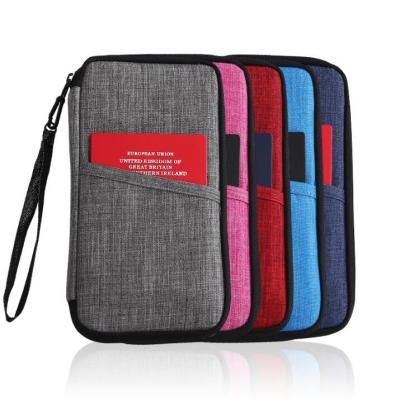 China Eco-friendly Multifunctional Credit Card Package ID Document Clutch Passport Cover Card Wallet for sale