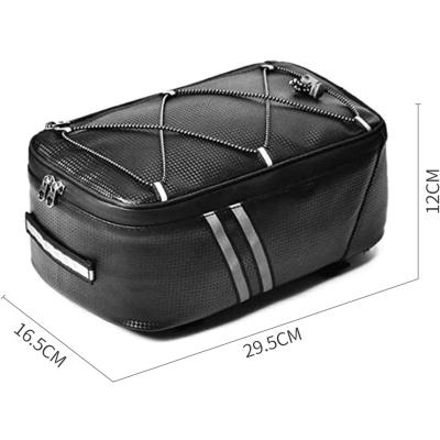 China Heavy Duty Waterproof Trunk Storage Rear Seat Pannier Cargo Bag Bicycle Bag Holder Bike Recycling Bag for sale