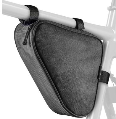 China Travel Portable Waterproof Bike Pocket Frame Saddle Triangle Bag Folding Bicycle Sport Recycling Bag for sale