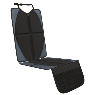 China Oxford Cloth And Black Leather Car Seat Protector Leather Car Upholstery Seat Cover for sale