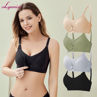 China New Maternity Nursing Nursing Bra Comfortable Cotton Sustainable Breastfeeding Sports Bra Plus Size for sale