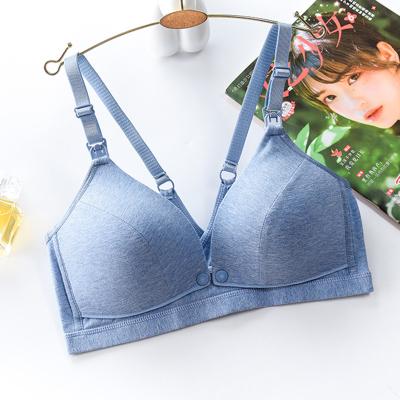 China Viable Wholesale Ladies Feeding Sleep Bra Soft Maternity Feeding Bras Maternity And Nursing Sports Bra From Europe for sale