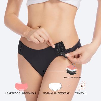 China China Antibacterial 2022 Best Size Organic Menstrual Period Reuser Panties 2022 Menstrual Period Leakproof Selling Leakproof Menstrual Panties for sale