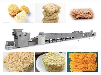 China 1 - 3T Weight Instant Noodle Making Machine Silver Color 23*1.5*1.8m Size for sale