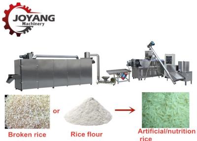 China Industrial Artificial Rice Making Machine Twin Screw Extruder Model CE Approved for sale