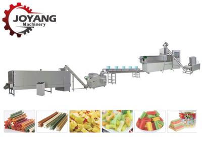 China Single Screw Extruded Pet Food Line Luscious Dog Chews Production Low Noise for sale