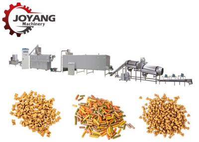 China Kibble Dog Pet Food Production Line Twin Screw Fish Feed Processing Line for sale