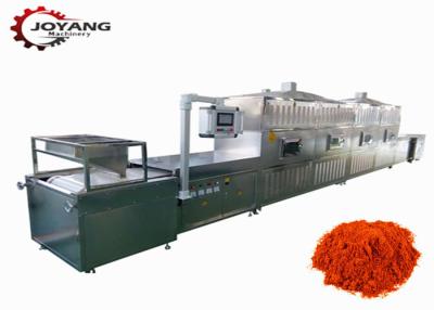 China Industrieel van het het Materiaalpoeder van de Microgolfsterilisatie de Bloemkruid Chili Seasonings Sterilization Machine Te koop