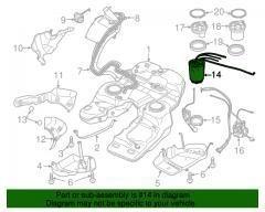 China Electric Porsche Fuel Pump Right For Porsche Cayenne 958-620-132-00 95862013200 for sale