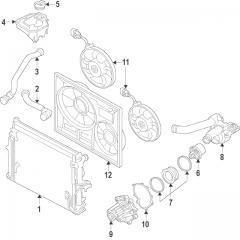 China Durable High Precision Porsche Radiator Set 97010613103 970-106-131-03 for sale