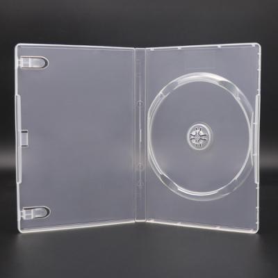 China Recycled Plastic Packing Materials CD DVD Box Amaray CD DVD Snare Case With Clear Color Printed Insert And Booklet for sale