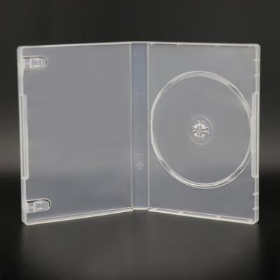 China Black Plastic Packing Music Disc Movie CD DVD Discs Case 22mm CD DVD Holder Box DVD Case SS-11-C01.SC for sale