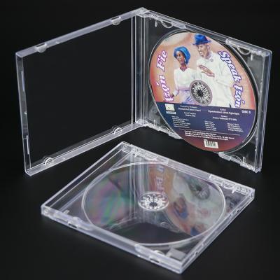 China We Supply Custom Variety Size Logo Plastic CD Jewelry Box Weight Packaging DVD Disc Music Movie CD Jewelry Box for sale