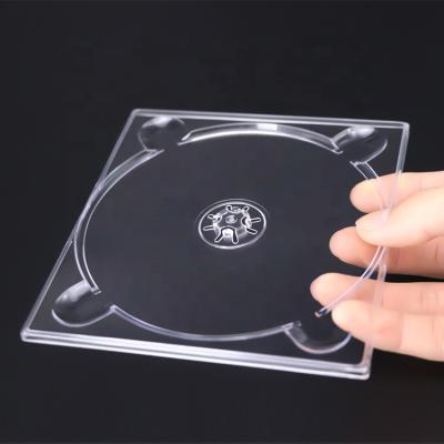 China Recyclable Single Tray China Manufacturer Wholesale Custom Logo Plastic Digipak Tray Digi CD DVD Jewelry Box for sale