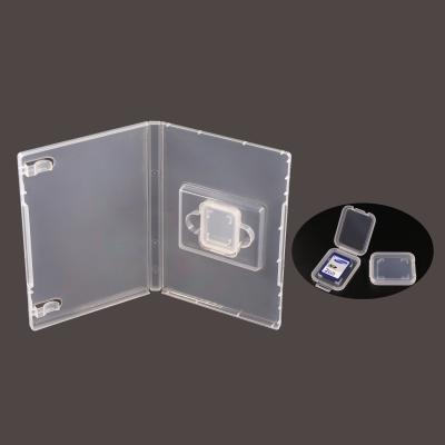 China NATIONAL Packing Box 14mm Storage SD Card SD Card Case In DVD Size SD Card Case Plastic Single Holder for sale