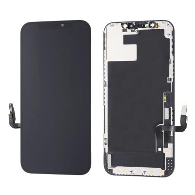 China high brightness & High Saturation Elekworld OEM OLED Screen For iPhone 12 12 Pro LCD Display Cell Phone Touch Screen Soft Hard OLED LCDs Repair Parts for sale